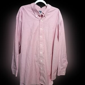 Brooks Brothers The Original Polo Shirt 3XL Light Red Long Sleeve Button Down